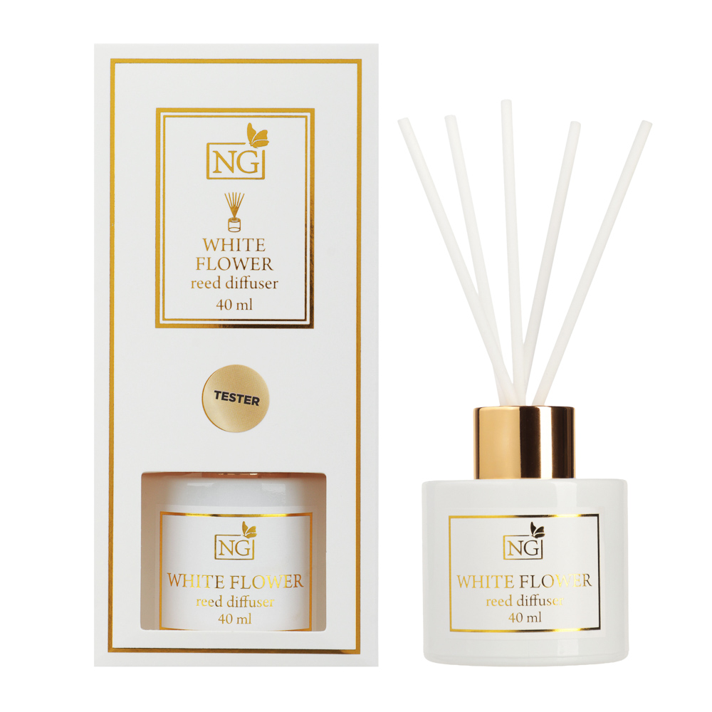 NEW GALAXY Диффузор LuxWhite, 40 мл, White flower, арт.№ 778-275