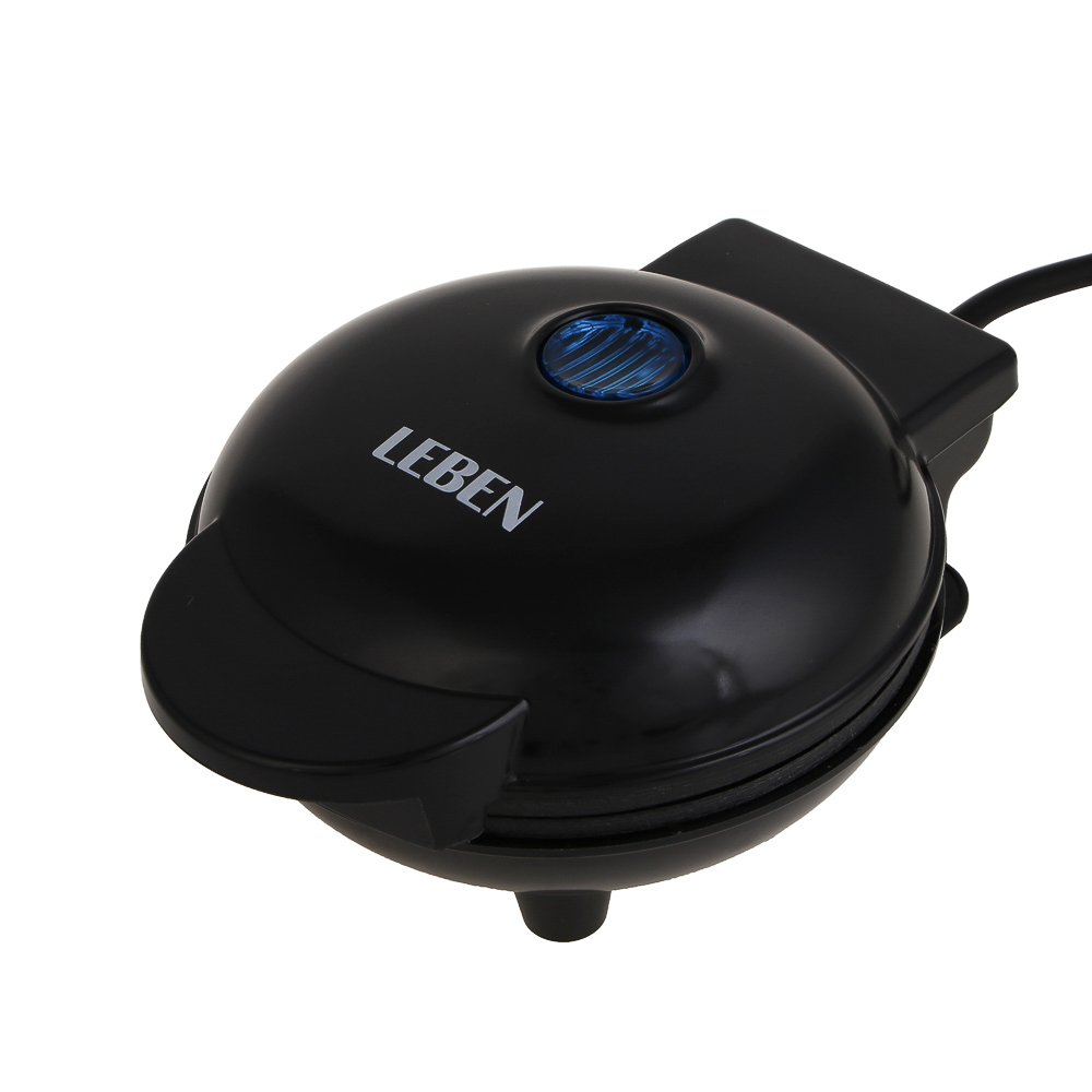 LEBEN Мини-вафельница, 550 Вт, пластик, нерж. сталь, антиприг.покрытие, арт.№ 271-031