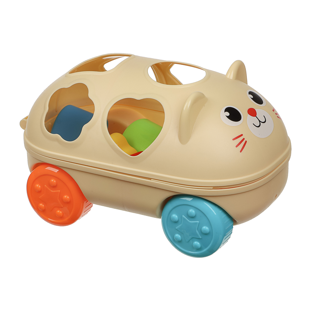 ИГРОЛЕНД Сортер в виде  животного, пластик, 15х10,5х22см, арт.№ 270-010