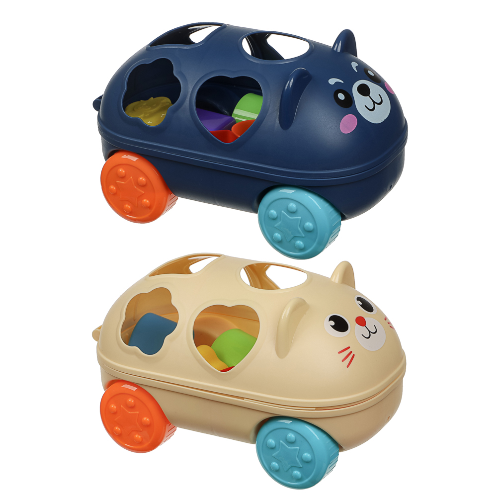 ИГРОЛЕНД Сортер в виде  животного, пластик, 15х10,5х22см, арт.№ 270-010