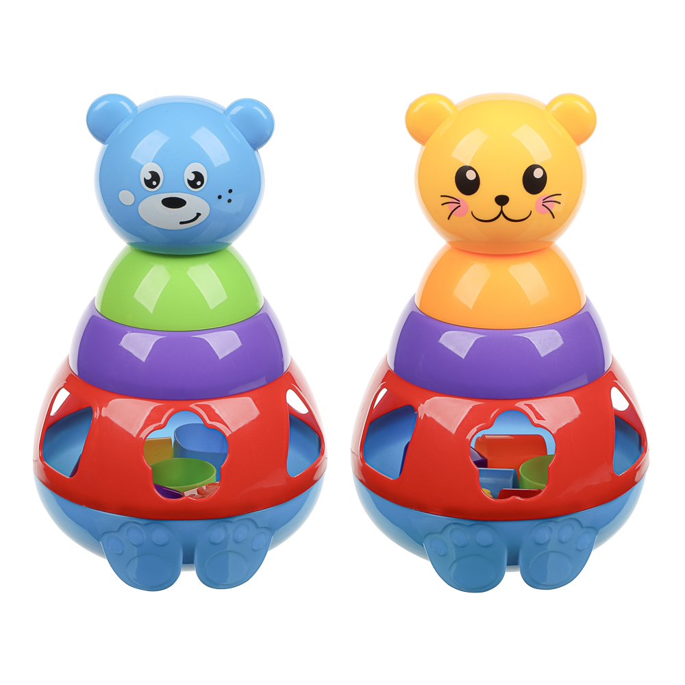 ИГРОЛЕНД Сортер в виде  животного, пластик, 15х10,5х22см, арт.№ 270-010