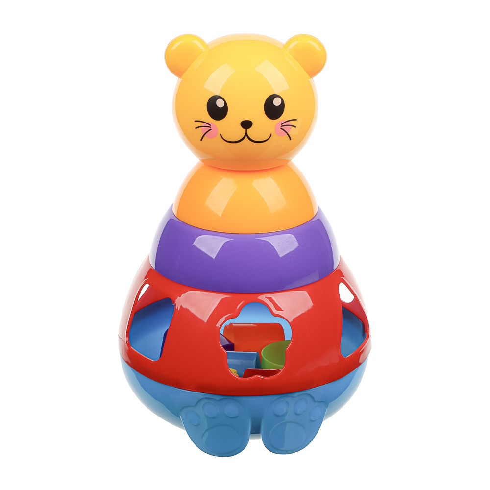 ИГРОЛЕНД Сортер в виде  животного, пластик, 15х10,5х22см, арт.№ 270-010