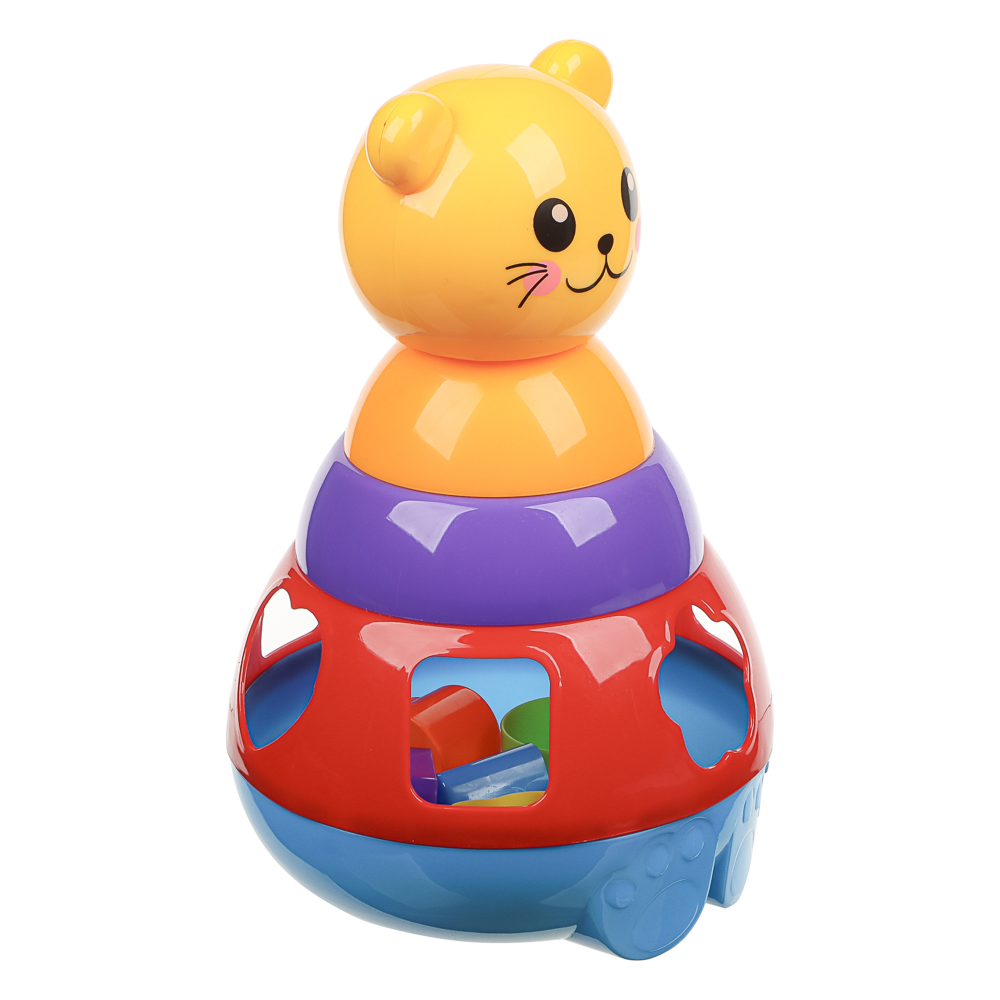 ИГРОЛЕНД Сортер в виде  животного, пластик, 15х10,5х22см, арт.№ 270-010