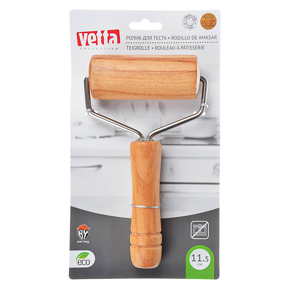 VETTA Ретро Ролик для теста 11,5см, нерж. сталь, арт.№ 882-245