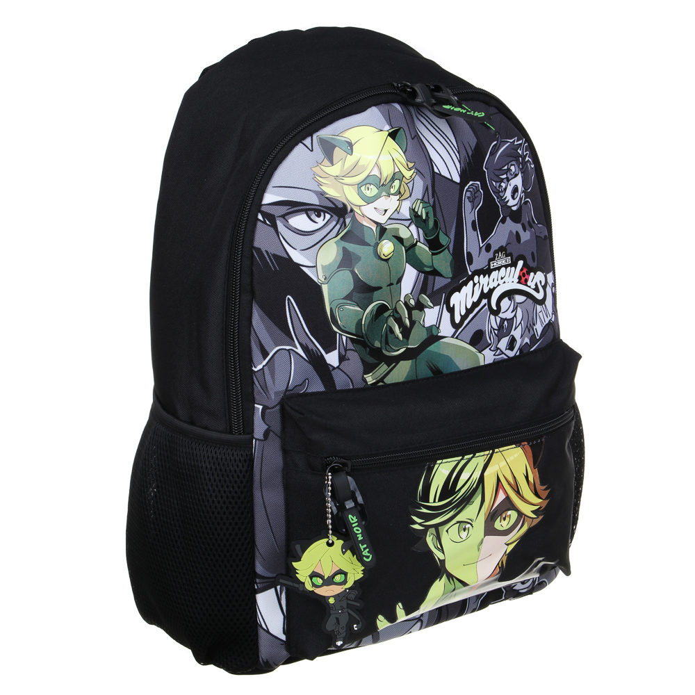 Супер-Кот Рюкзак подростковый 40х30х15см, 1 отд., 3 карм., уплотненные лямки, "Манга", п/э, арт.№ 811-038