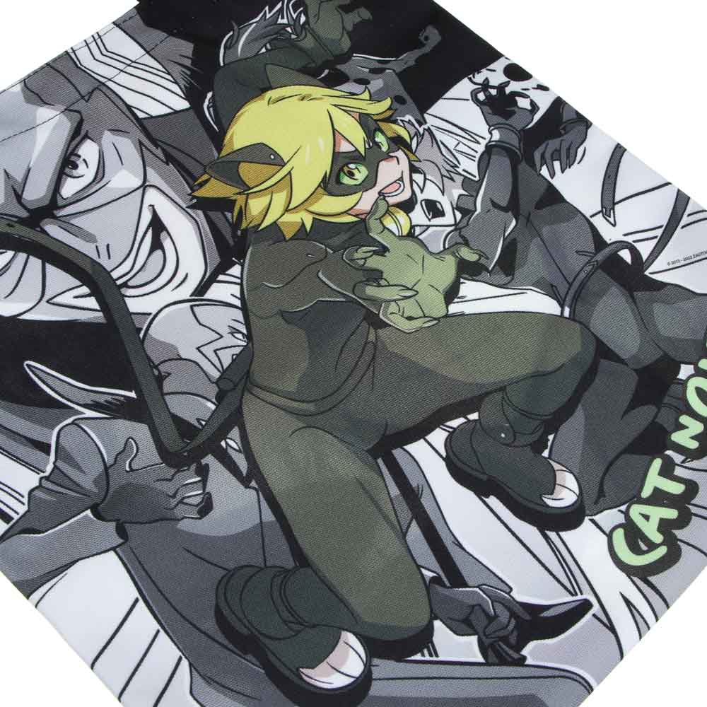 Супер-Кот Сумка-шоппер, 38x42см, внутр.карман, ручки 58 см, ПЭ под ткань, серия "Манга", арт.№ 811-039