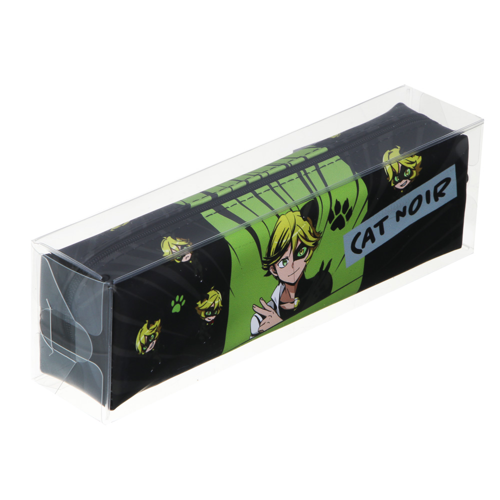 Супер-Кот Пенал прямоугольный, 20,5x5,5x4см, искусственная кожа с печатью, ПВХ бокс, серия "Манга", арт.№ 811-040