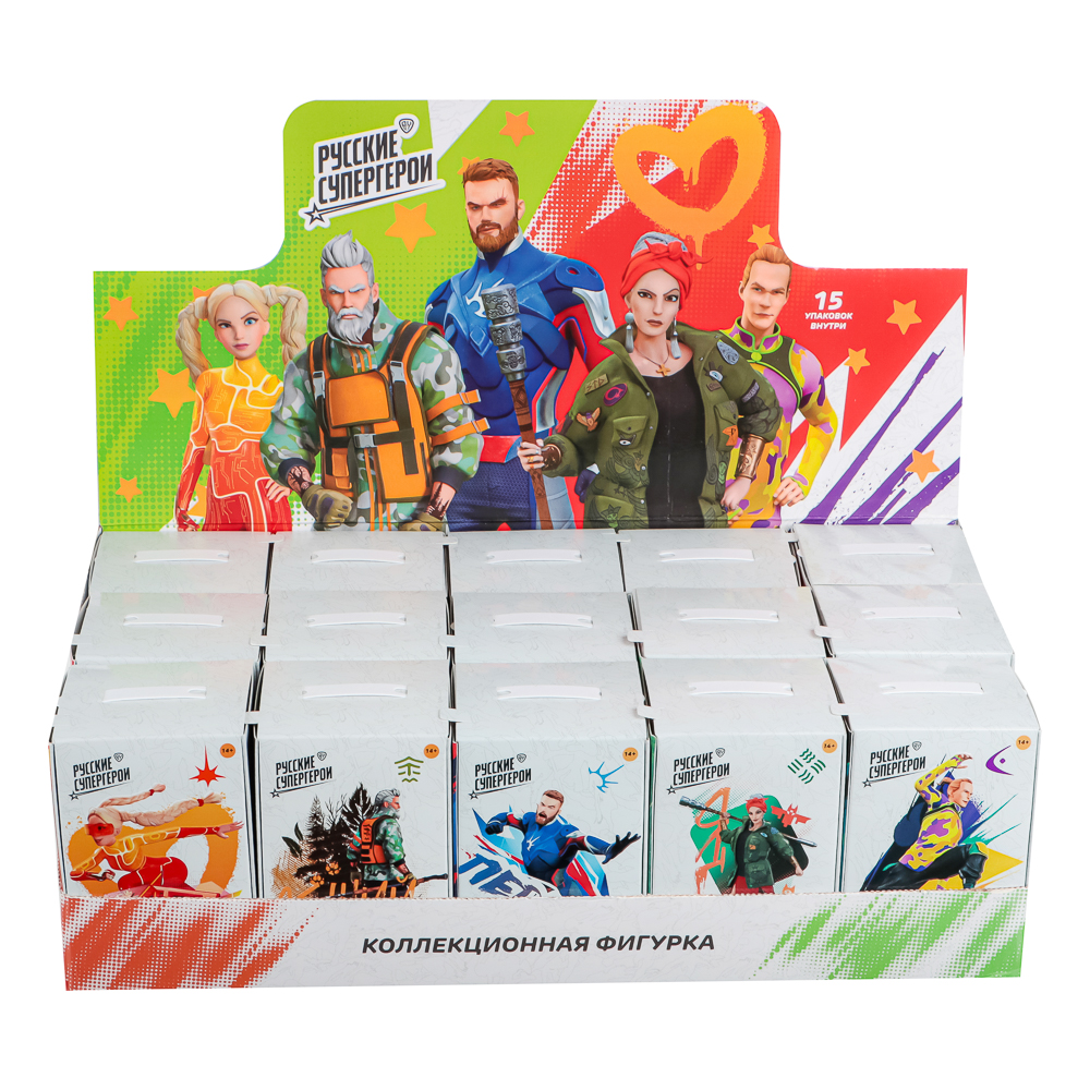 BY Русские Супергерои Коллекционная фигурка, PVC, цветная, 9 см, арт.№ 830-015