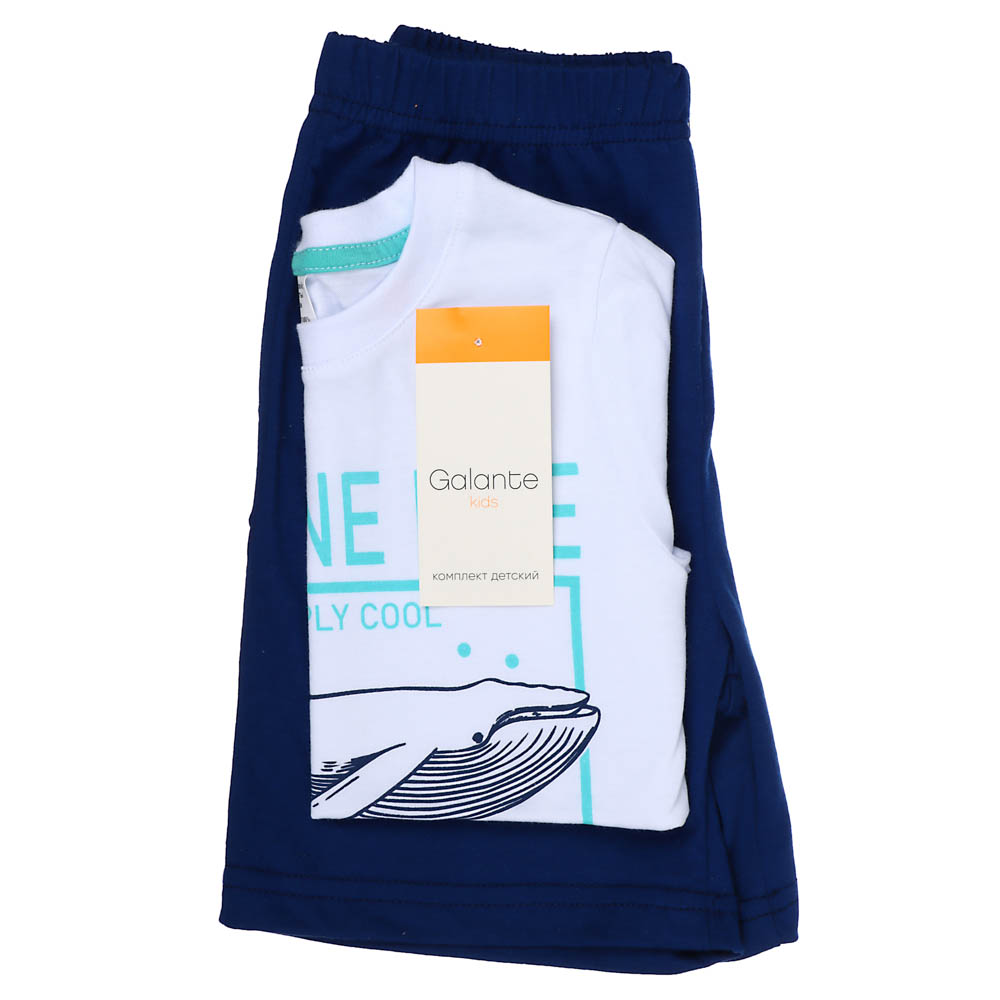 Комплект детский (футболка+шорты), р.98-140, 100% хлопок, арт.№ 354-159
