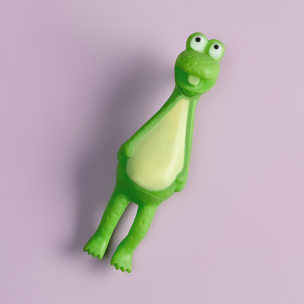 VETTA Игрушка для домашних животных, ПВХ, 23х6,5 см, лягушка, арт.№ 273-054