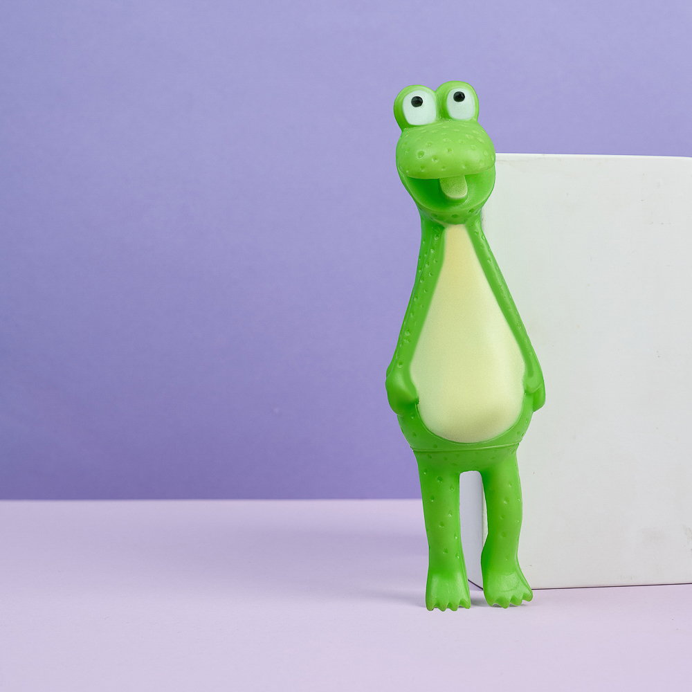 VETTA Игрушка для домашних животных, ПВХ, 23х6,5 см, лягушка, арт.№ 273-054