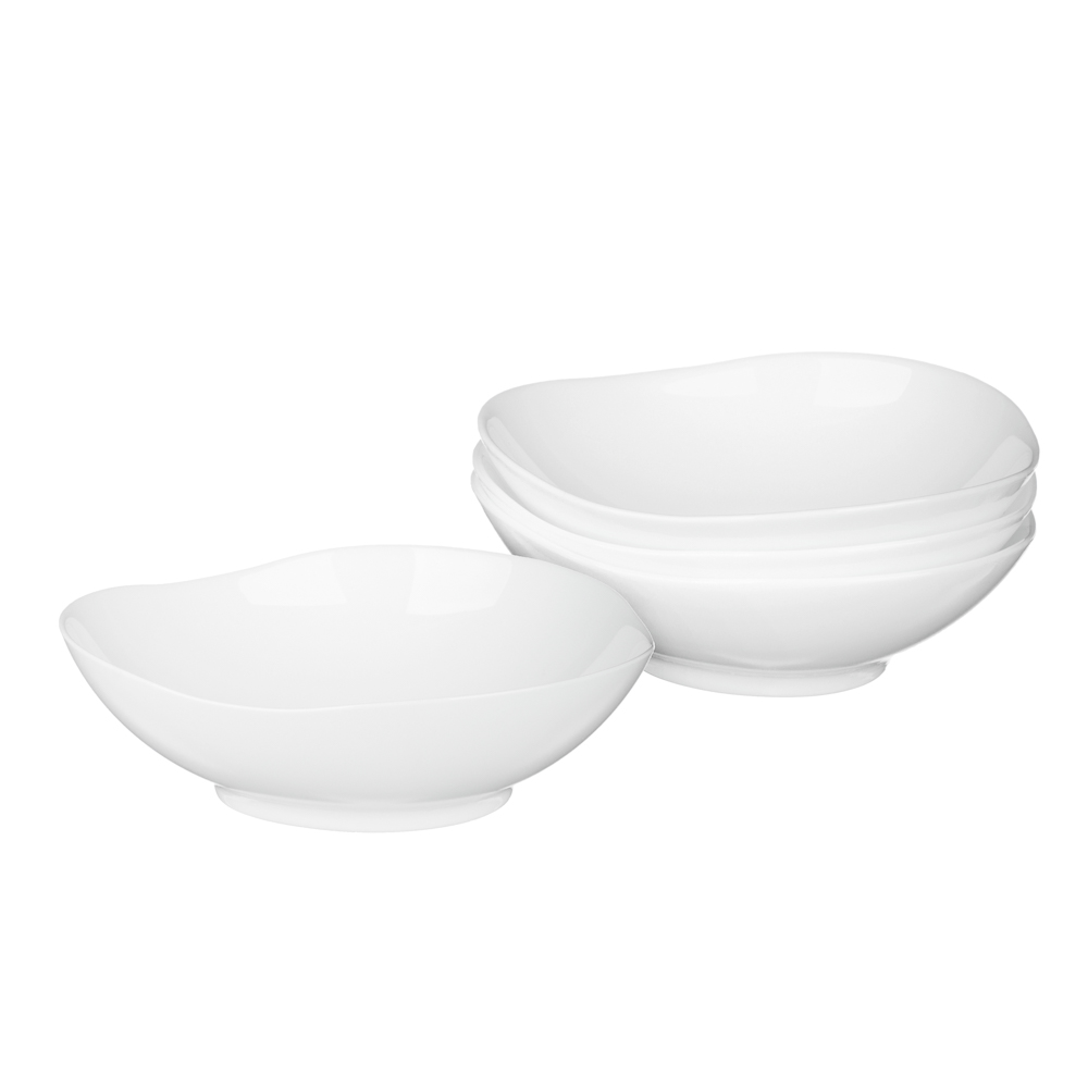 MILLIMI Набор столовой посуды 13 пр., треугольный, опаловое стекло, арт.№ 818-053