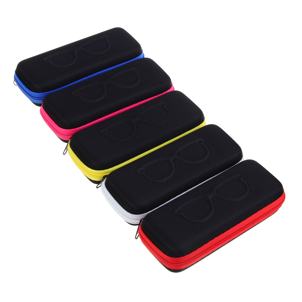 Футляр для очков тм ЮL на молнии, полиэстер, 15,5х6см, 5 цветов, арт.№ 339-006