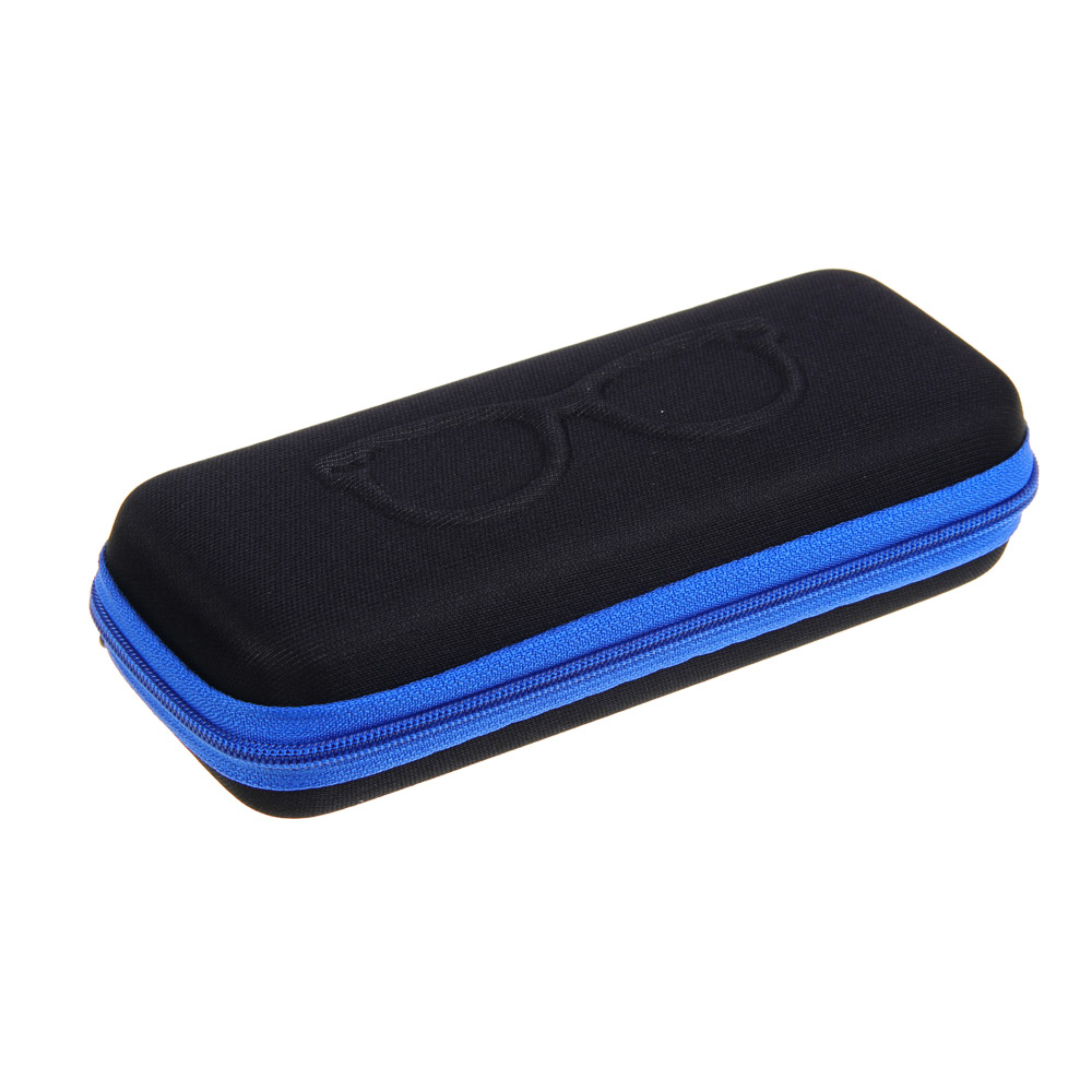 Футляр для очков тм ЮL на молнии, полиэстер, 15,5х6см, 5 цветов, арт.№ 339-006