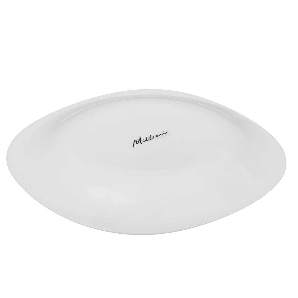 MILLIMI Маки Тарелка десертная, опаловое стекло, 21.5см, квадратная форма, арт.№ 818-308