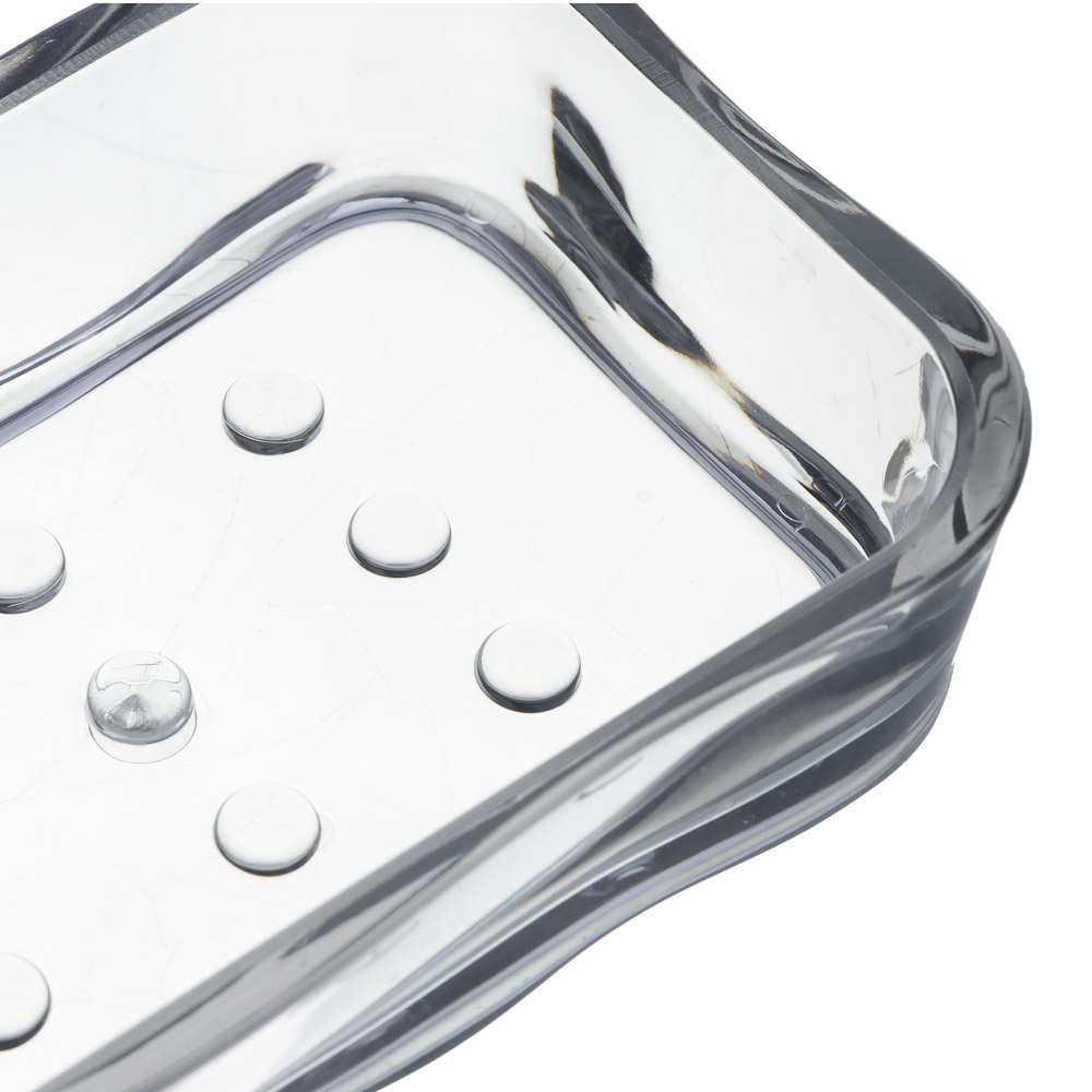 VETTA Мыльница, акрил, 12,5x8x3 см, камень, дымка, арт.№ 478-223