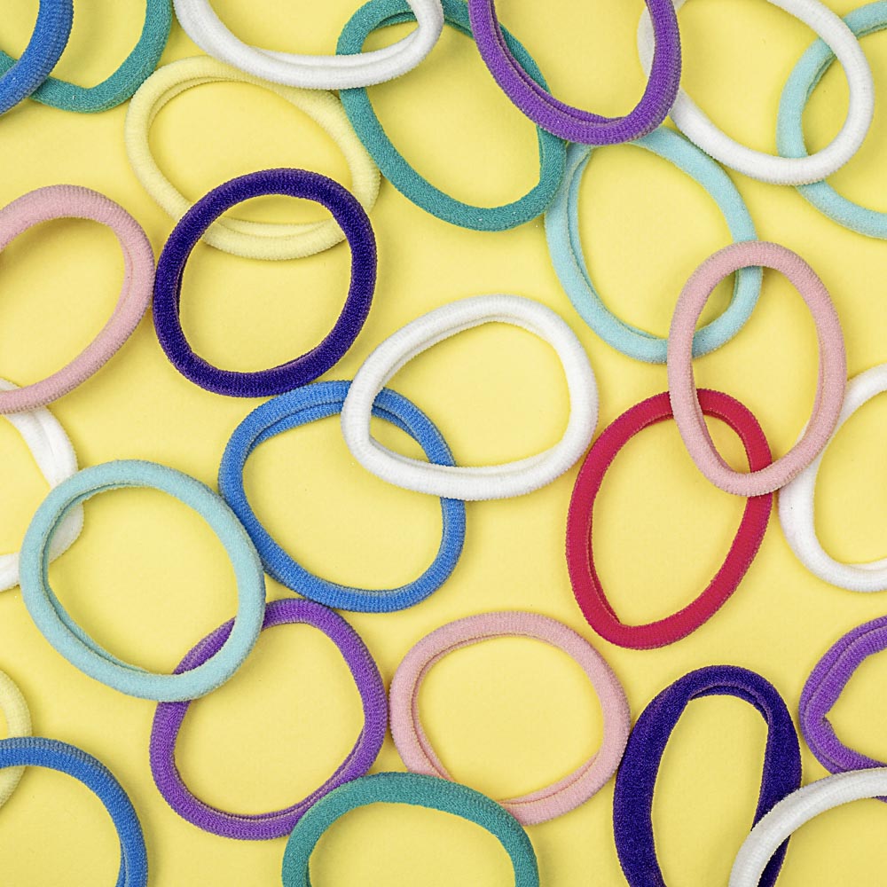 BERIOTTI Набор резинок для волос 5шт, 5см, полиэстер, арт.№ 322-020