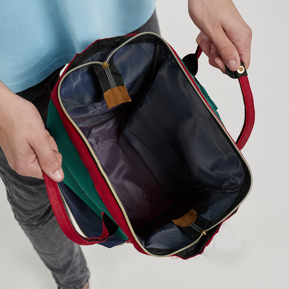 ЮL Сумка-рюкзак, полиэстер, 37х24х18см, зеленый, СМЖ18-1, арт.№ 337-158