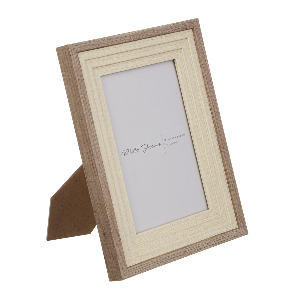 Фоторамка, 10х15 см, МДФ, цвет коричневый, арт.3-40, арт.№ 520-895