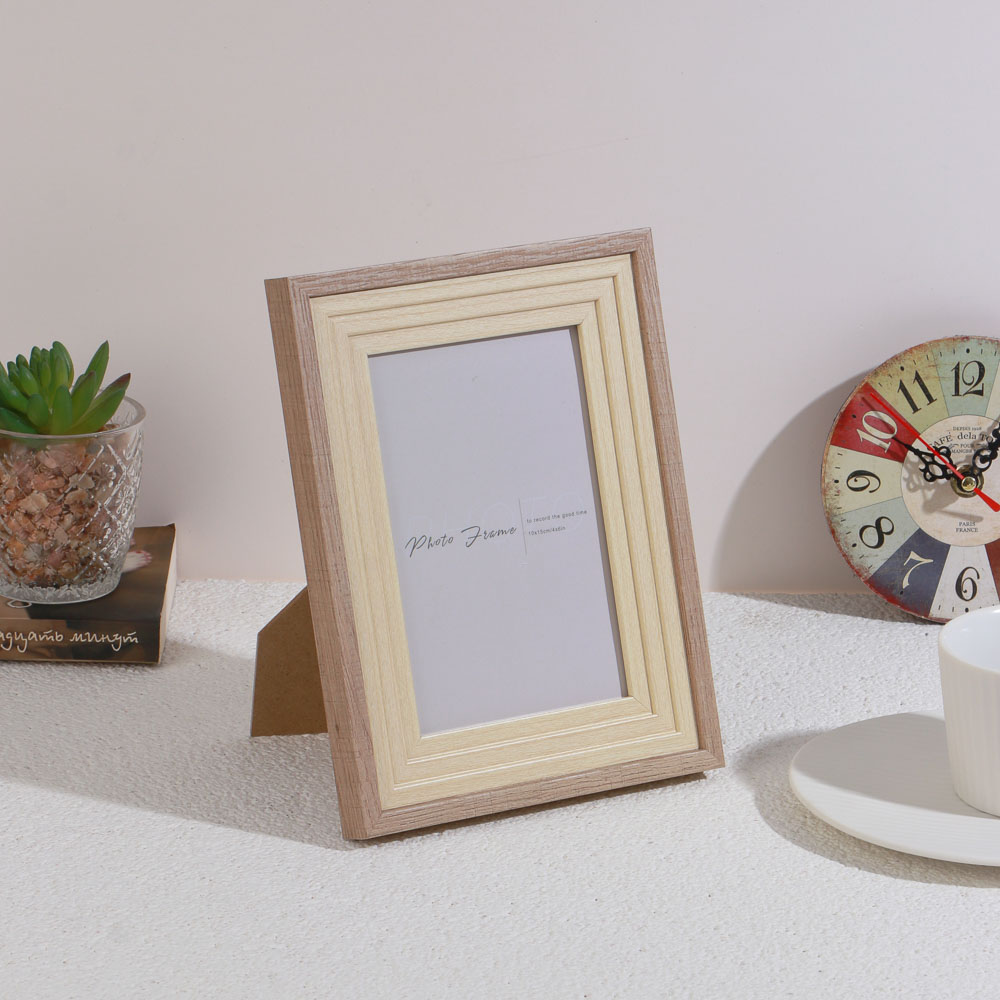 Фоторамка, 10х15 см, МДФ, цвет коричневый, арт.3-40, арт.№ 520-895