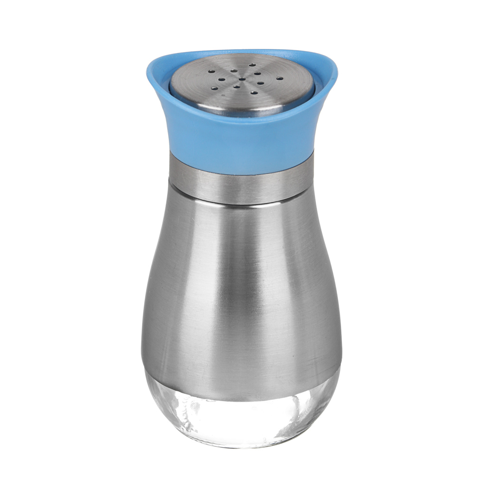 VETTA Солонка 10,5х5,2см, стекло, нерж.сталь, арт.№ 828-235