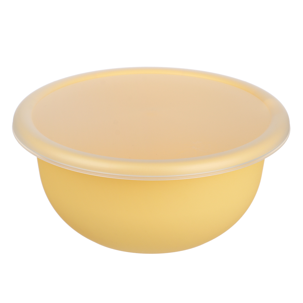 Ботаника Миска с крышкой 1,2л, пластик, 3 цвета, арт.№ 861-572