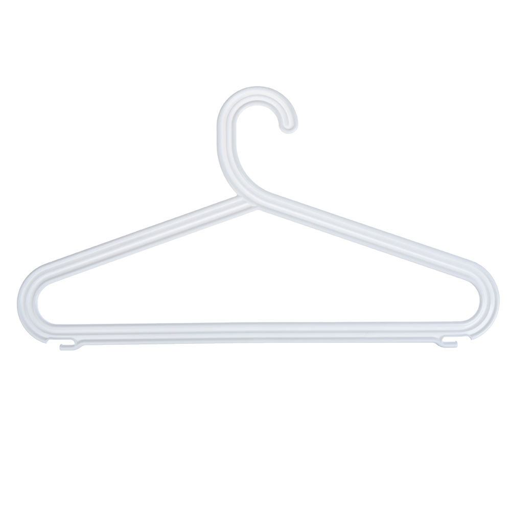 Набор вешалок плоских р.48-50, 3шт, цветные/белые, пластик, арт. Р2914НС3, арт.№ 456-089