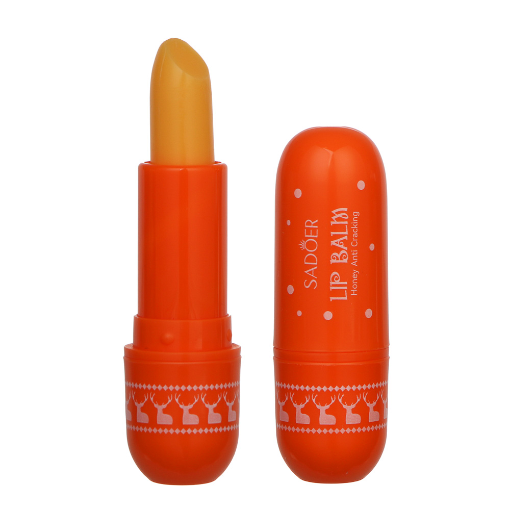 Бальзам для губ питательный с медом тм SADOER Merry Xmas, 3,8 гр, арт.№ 022-179