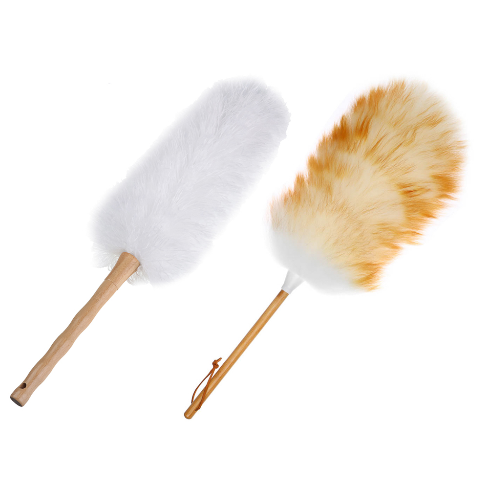 VETTA Щётка-смётка для удаления пыли, пластик, шерсть, молочный бамбук, арт.№ 445-406