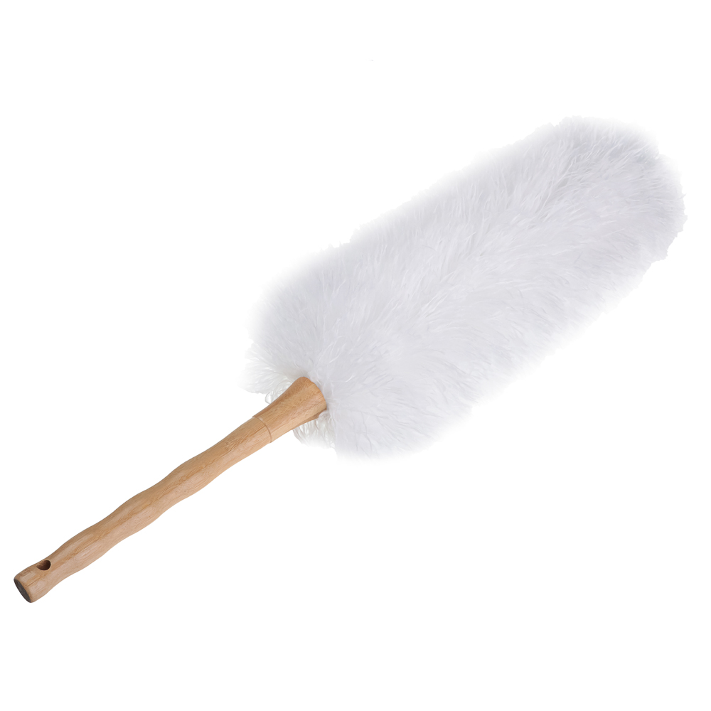 VETTA Щётка-смётка для удаления пыли, пластик, шерсть, молочный бамбук, арт.№ 445-406