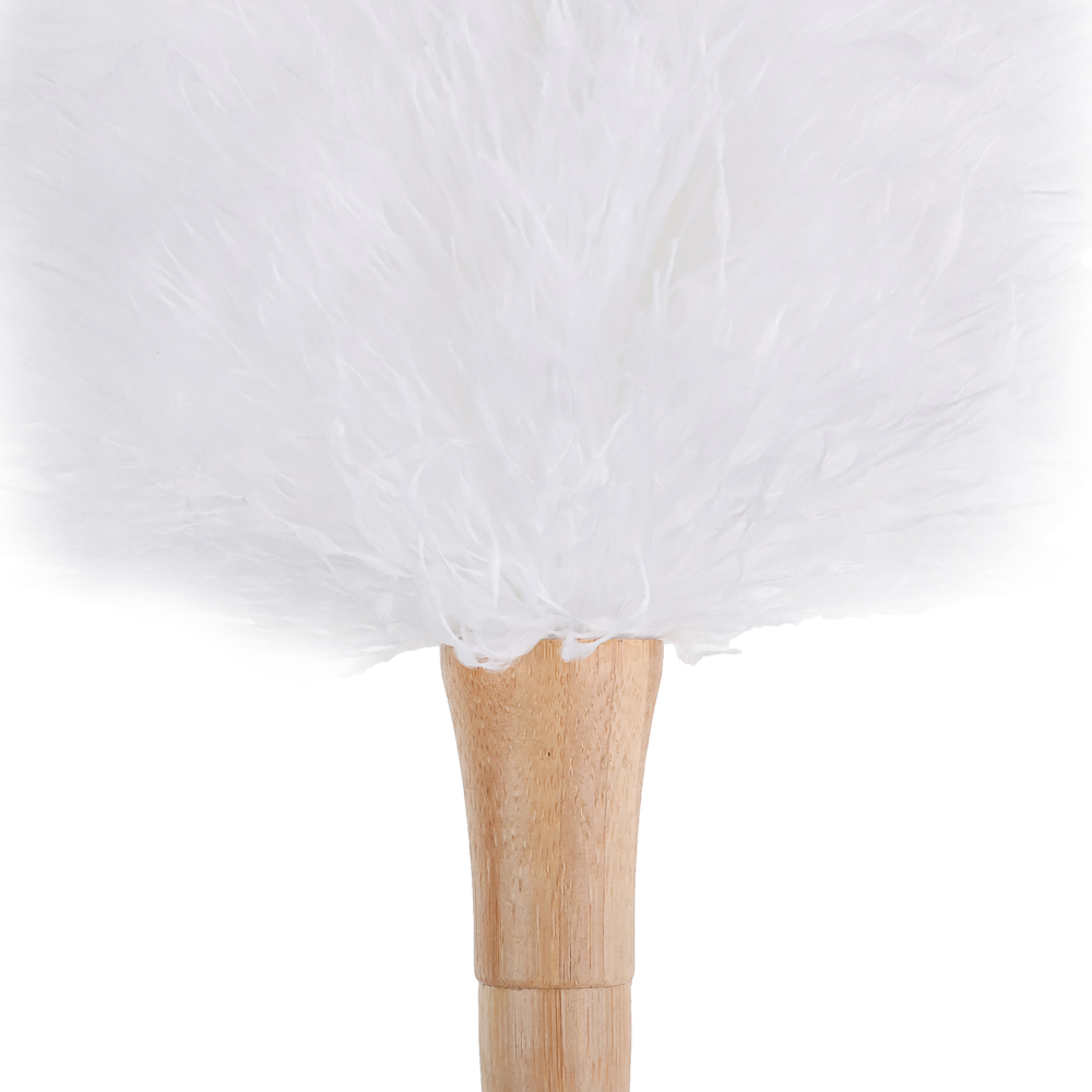 VETTA Щётка-смётка для удаления пыли, пластик, шерсть, молочный бамбук, арт.№ 445-406