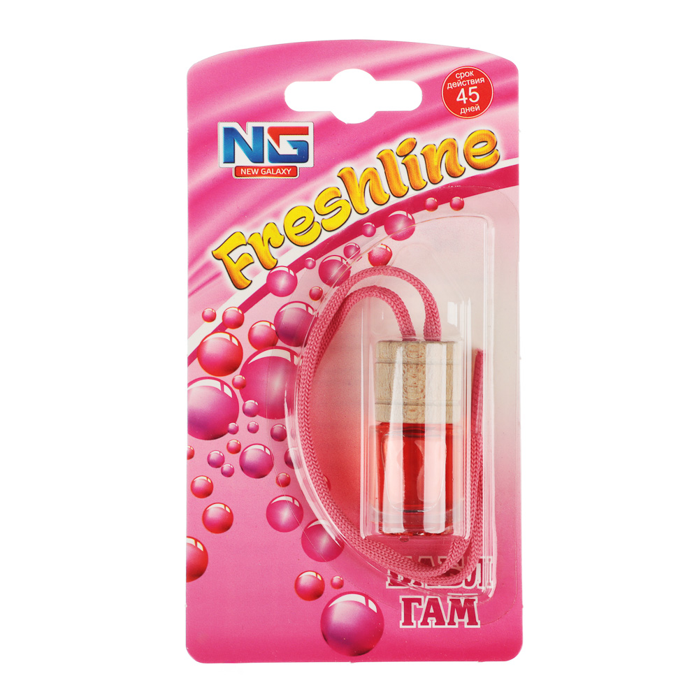 NEW GALAXY Ароматизатор подвесной Freshline бабл гам, 5 мл, арт.№ 794-347