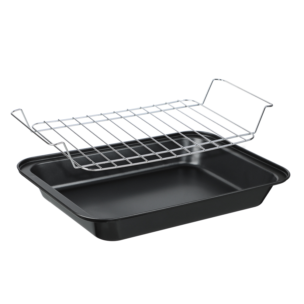 Противень глубокий с решеткой VETTA Ростер, 37x25x5 см, арт.№ 846-075