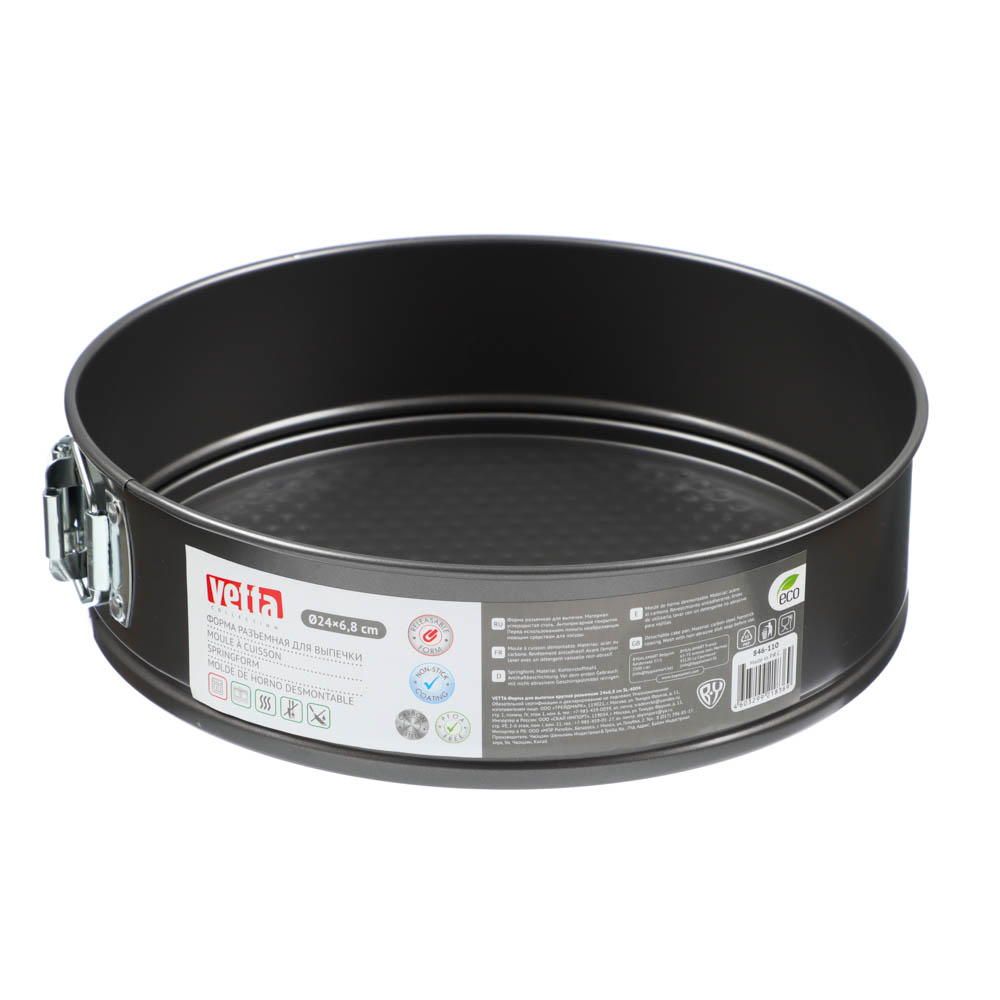 VETTA Форма для выпечки круглая разъемная 24x6,8см SL-4004, арт.№ 846-110