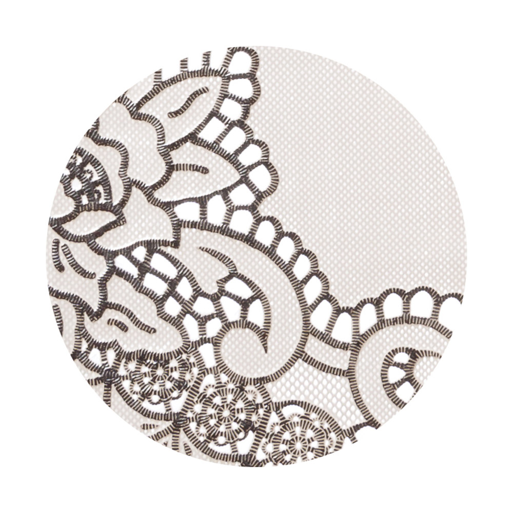 Салфетка ажурная, ПВХ, d30см, 2 цвета, арт.№ 418-005