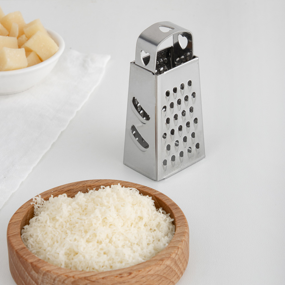 SATOSHI Мини-терка 4-х сторонняя, 7,6см, нерж.сталь, арт.№ 885-130