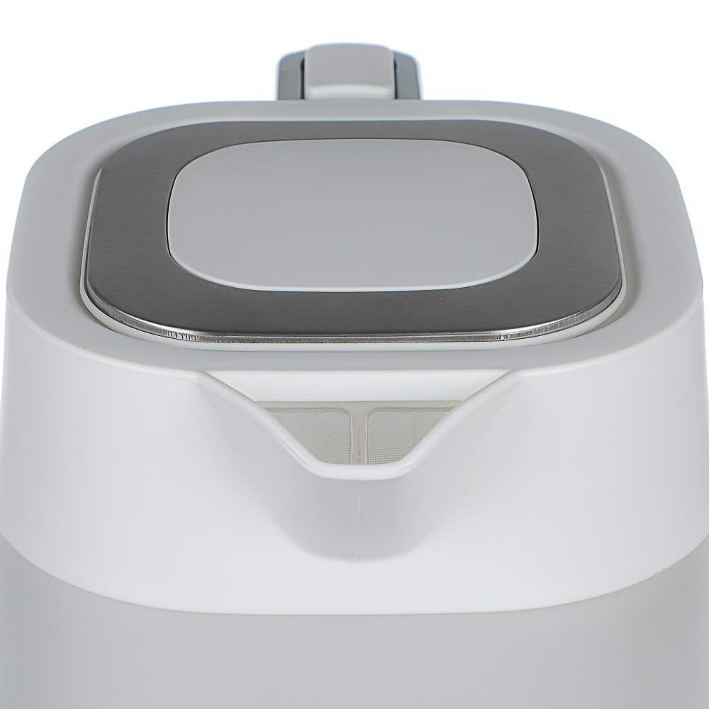 LEBEN Чайник электрический 1,7л матовое стекло, белый, арт.№ 291-140