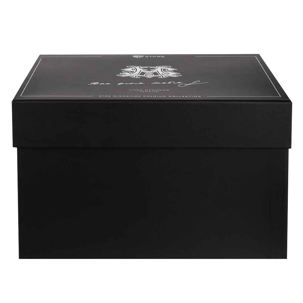 BY STAS MIKHAILOV Плед меховой 130х170см, полиэстер, коричневый, арт.№ 486-135