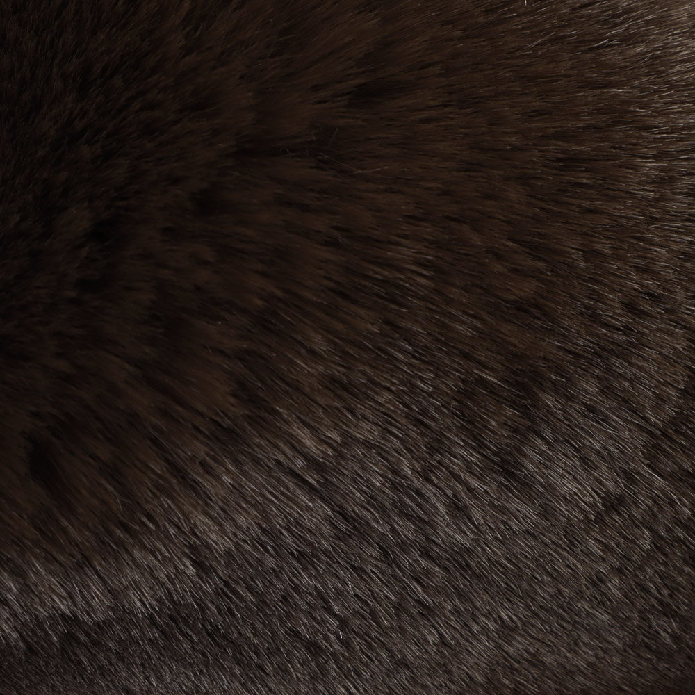 BY STAS MIKHAILOV Плед меховой 130х170см, полиэстер, коричневый, арт.№ 486-135