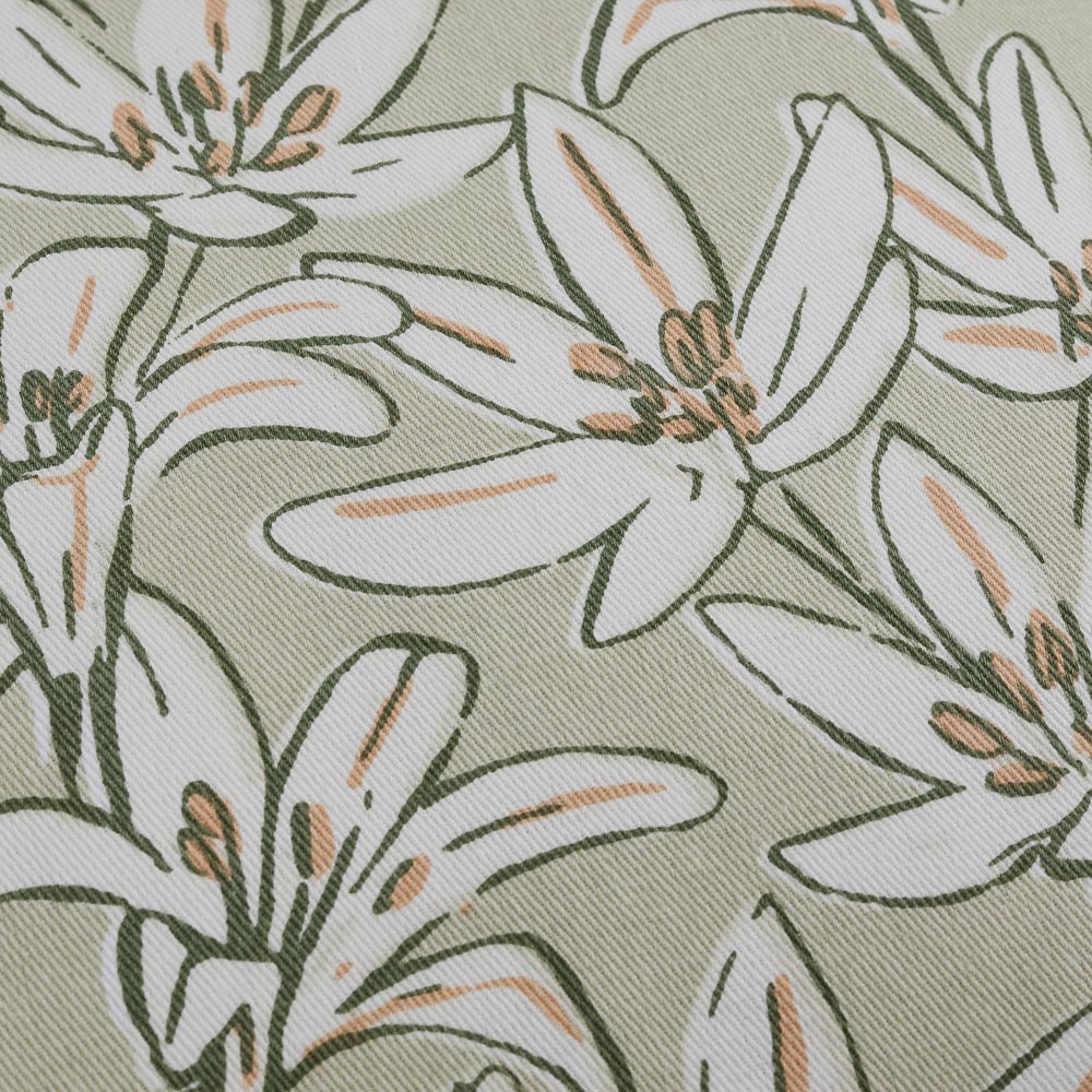 PROVANCE Эвкалипт Чехол для подушки 40х40см, 100% хлопок, зелёный, арт.№ 497-001