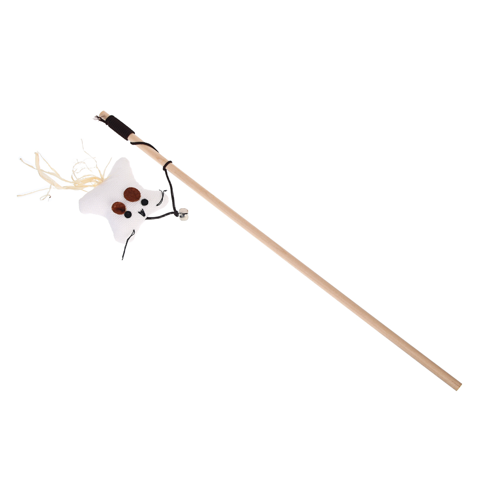 Игрушка-дразнилка для кошек, тм VETTA, дерево, целлюлоза, 40см, арт.№ 273-567