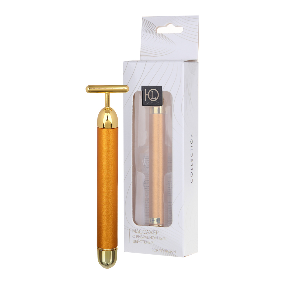 ЮL Массажер для лица с вибрационным массажем, на батарейках типа DC1.5V (AA), 14x3,5см, арт.№ 357-272