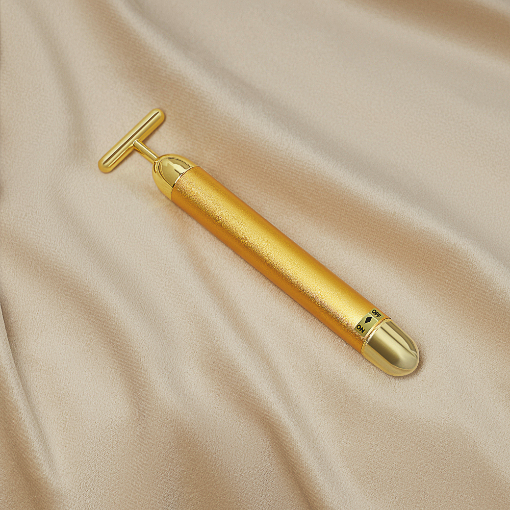 ЮL Массажер для лица с вибрационным массажем, на батарейках типа DC1.5V (AA), 14x3,5см, арт.№ 357-272