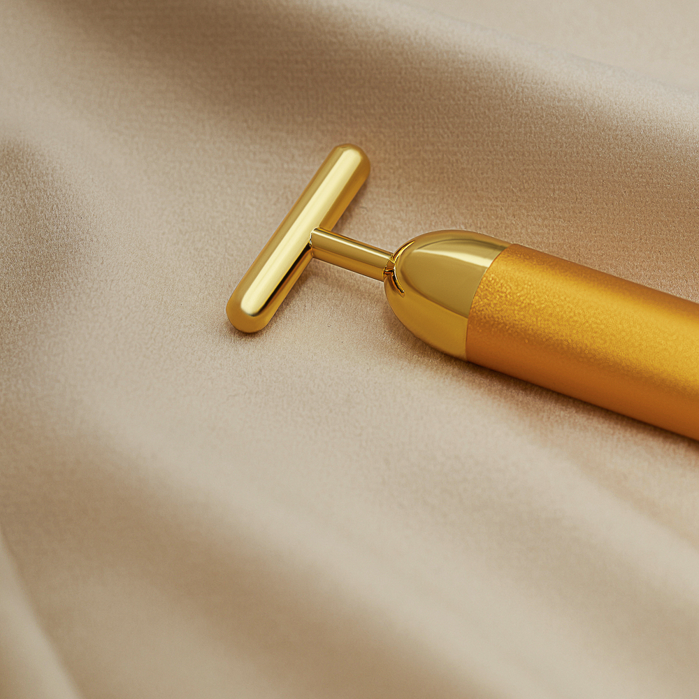 ЮL Массажер для лица с вибрационным массажем, на батарейках типа DC1.5V (AA), 14x3,5см, арт.№ 357-272