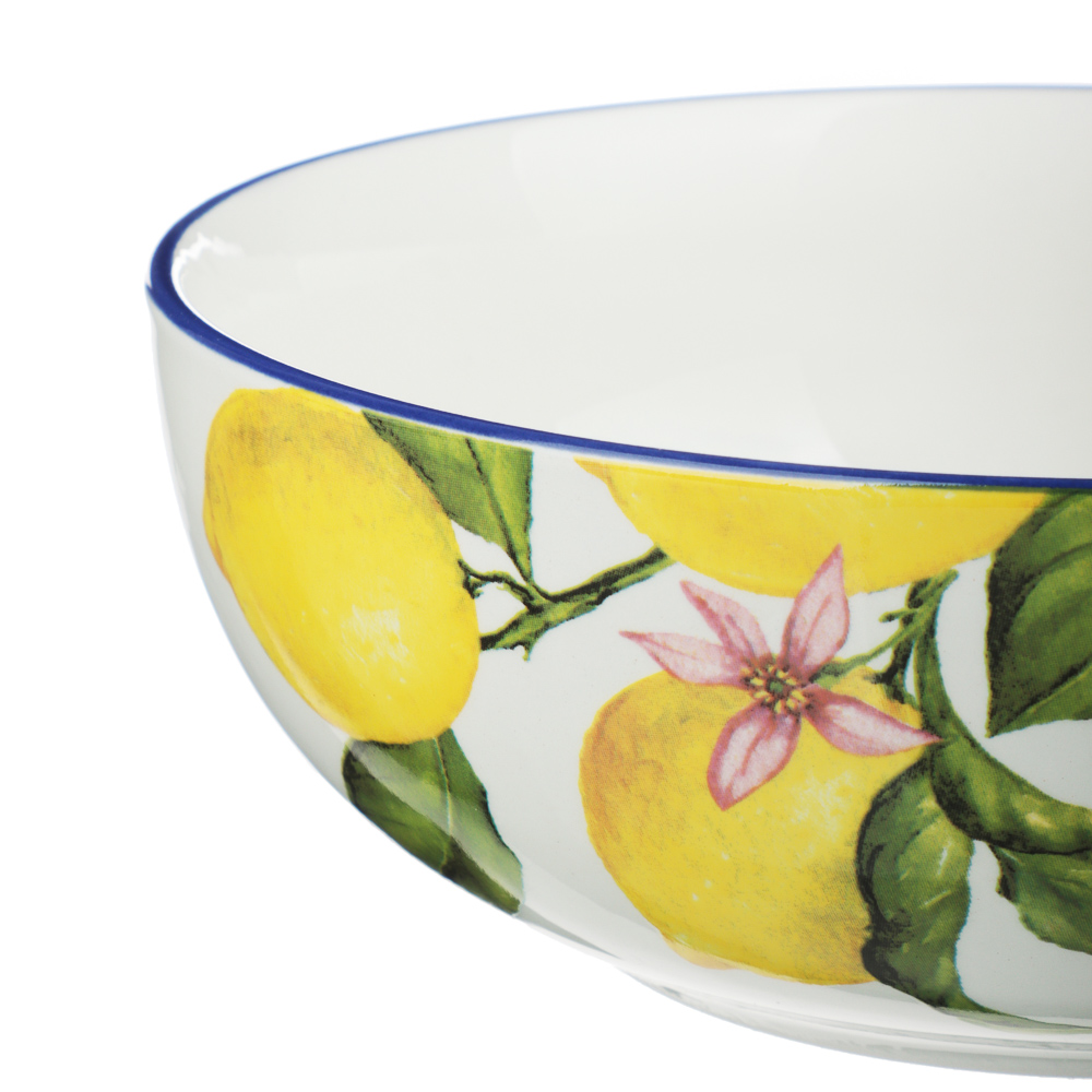 MILLIMI Лимоны Салатник, 800мл, 16,5х6см, керамика, арт.№ 824-531
