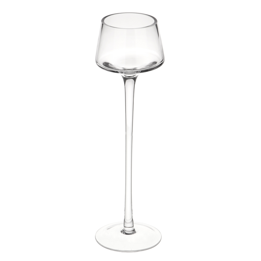 Набор из 3-х подсвечников, 20см, 23см, 26см, стекло, арт.75, арт.№ 477-220