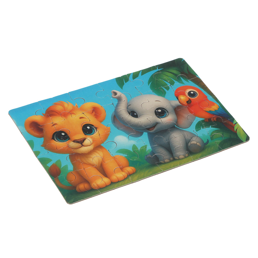 ХОББИХИТ Адвент календарь "Пазлы", картон, 30,2х19,8х5,2см, арт.№ 214-100