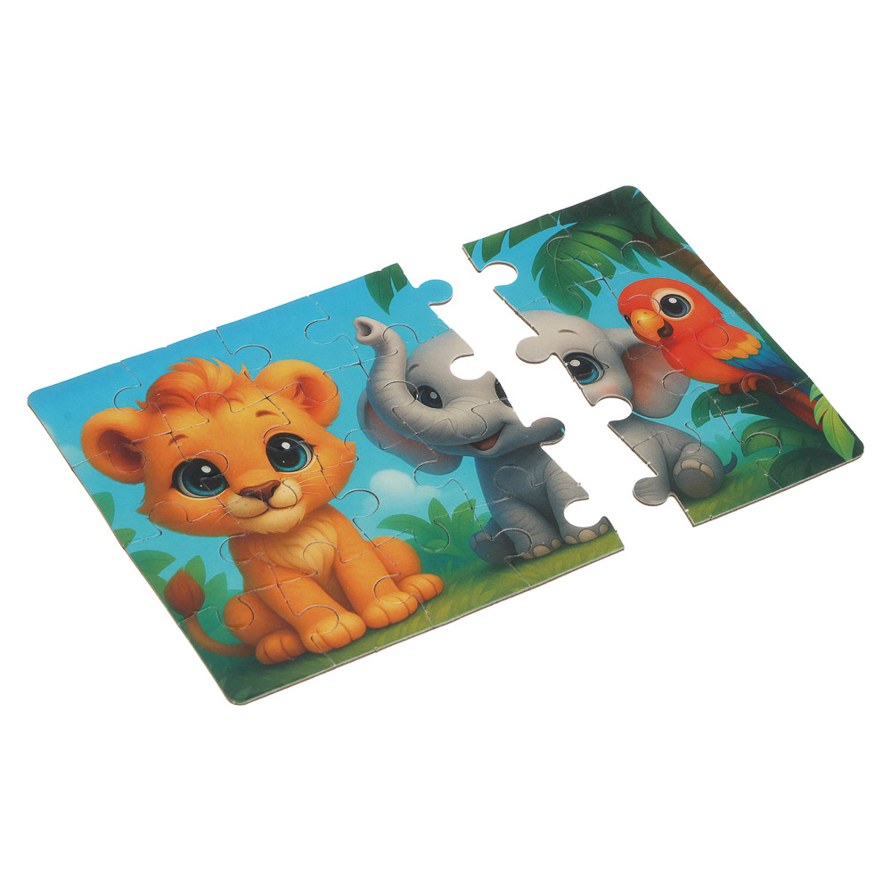 ХОББИХИТ Адвент календарь "Пазлы", картон, 30,2х19,8х5,2см, арт.№ 214-100