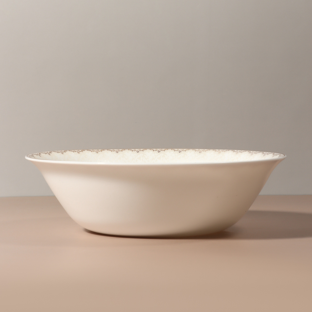 MILLIMI Руан Салатник опаловое стекло 19см, 920мл, 21057, арт.№ 818-612