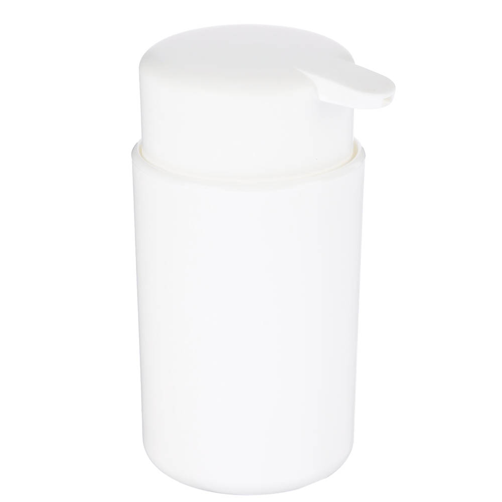 Диспенсер для жидкого мыла Flux, 250мл, белый, 7,5х7,5х14,5см, арт.№ 463-626